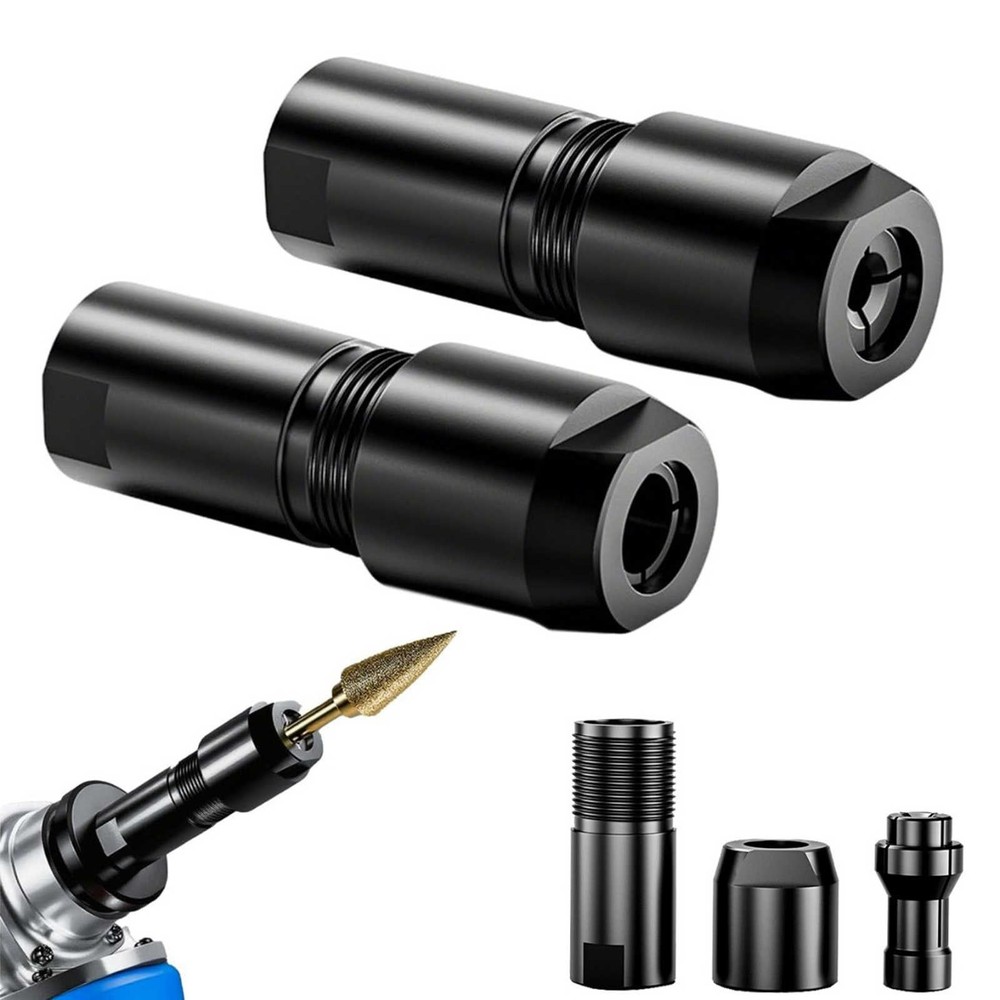 3mm 6mm Collet Chuck Adapter for 100-Tyle Angle Grinder Straight Conversion