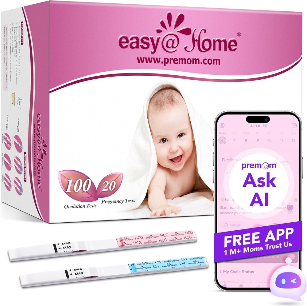 QuickTesting 120-Piece Ovulation & Pregnancy Strips – Your Conception Ally