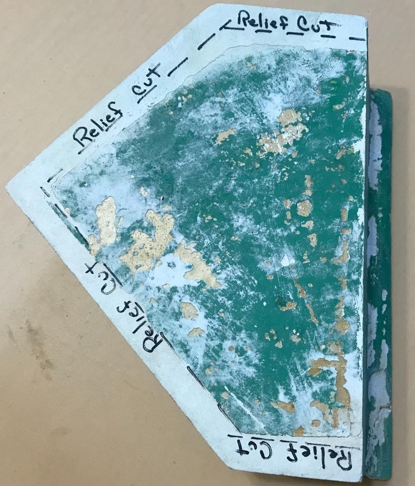 NASA Space Shuttle Fit Check Tile, Challenger OV 099 Only Left Wing Lower