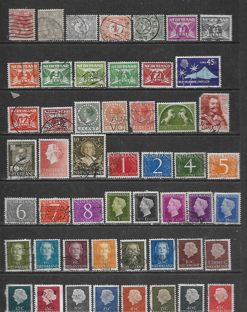Spain, Netherlands, Niger & Norway Selection six scans all shown
