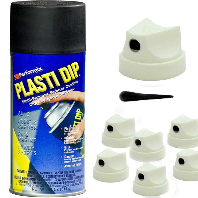5 Spray Caps for Plasti Dip Multi Purpose Rubber Coating - NO CAN