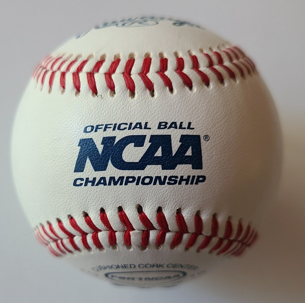 Devin Taylor Signed Auto NCAA Championship Baseball BAS Holo Indiana