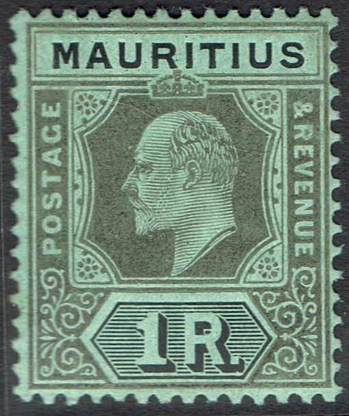 MAURITIUS 1910 KEVII 1R