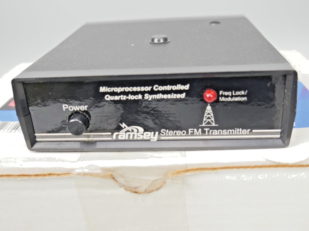 Ramsey Electronics Model No. FM-25B Synthesized FM Stereo Transmitter assembled