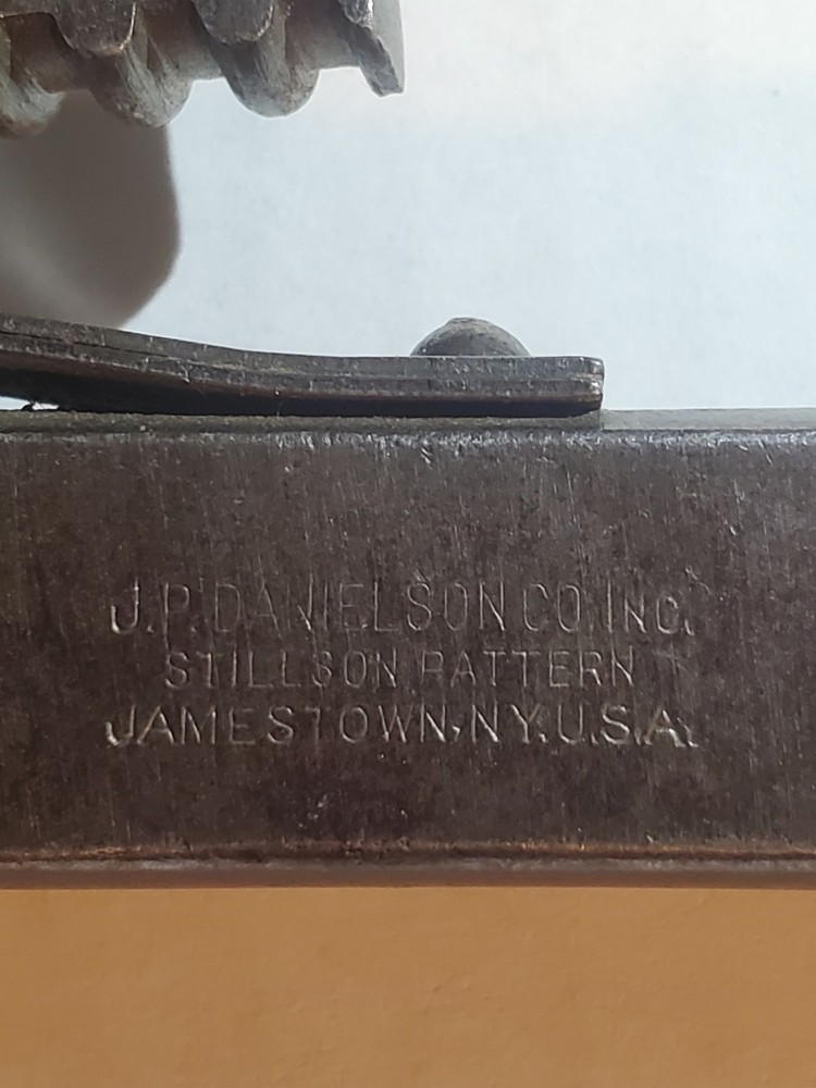 Antique J.P. Danielson Co. Inc. Adjustable Wrench Stillson Pattern U.S.A.