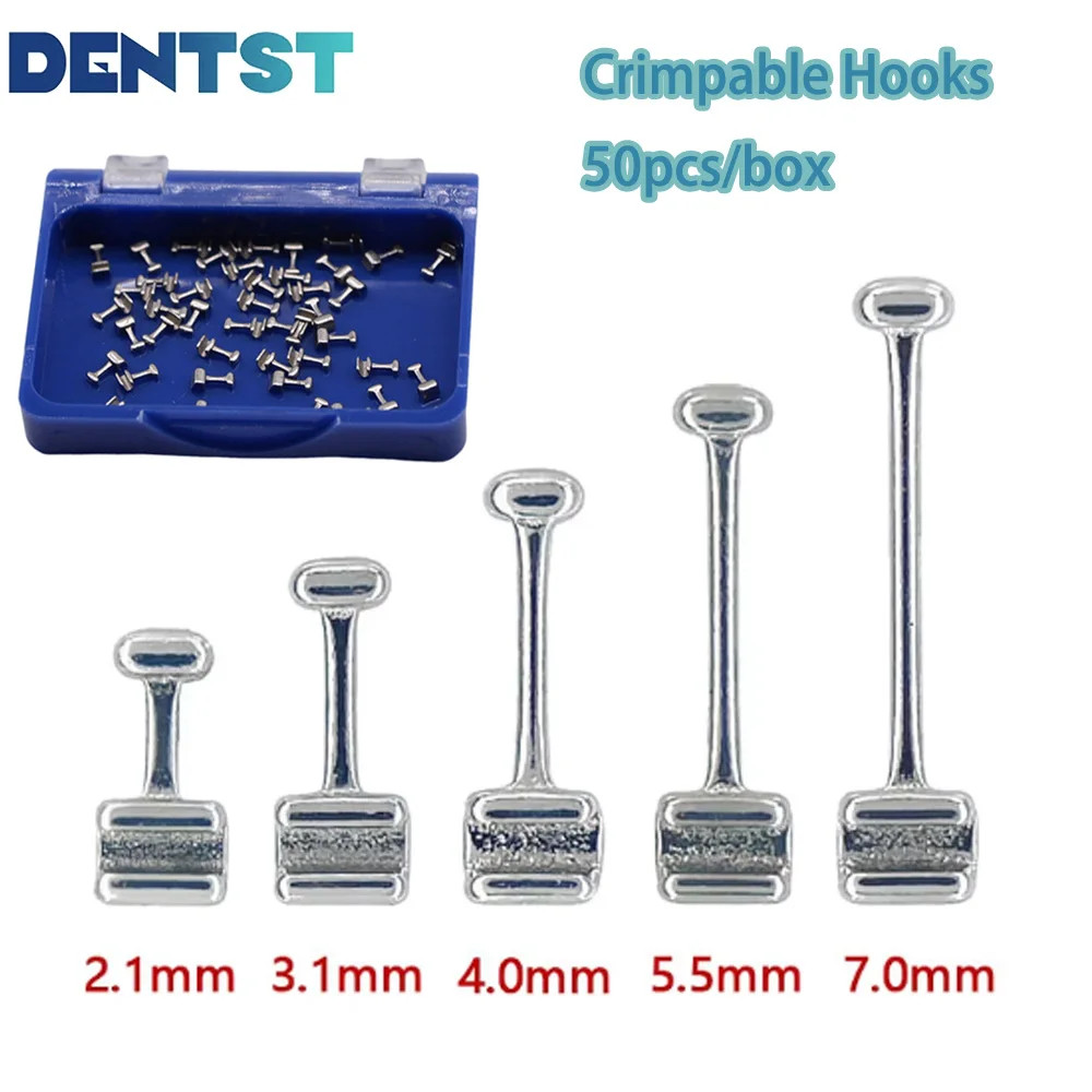 50Pcs Orthodontic Crimpable Lingual Button