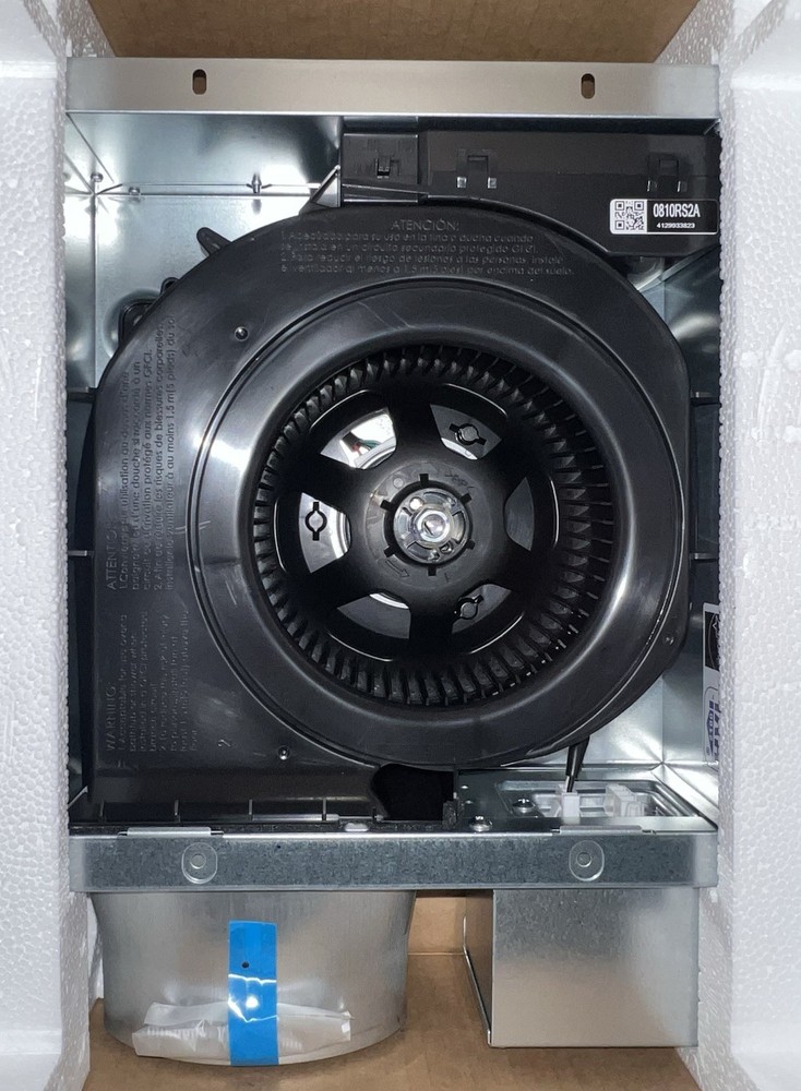 Panasonic WhisperThin DC LED Pick-A-Flow 80 -100 CFM Ceiling/Wall Bathroom Exha-