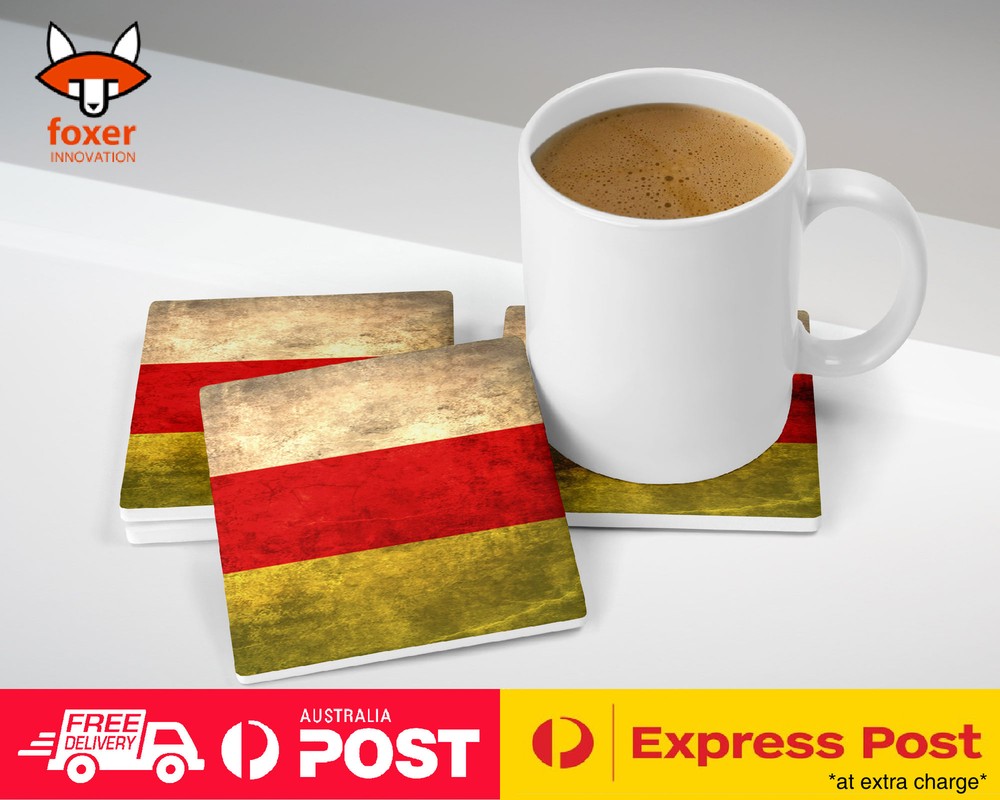 COASTER COFFEE DRINKING MAT|SOUTH OSSETIA FLAG