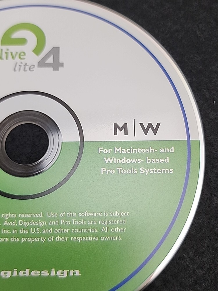 Digidesign ableton live lite 4 MAC & WIN. CD -- Disc Only