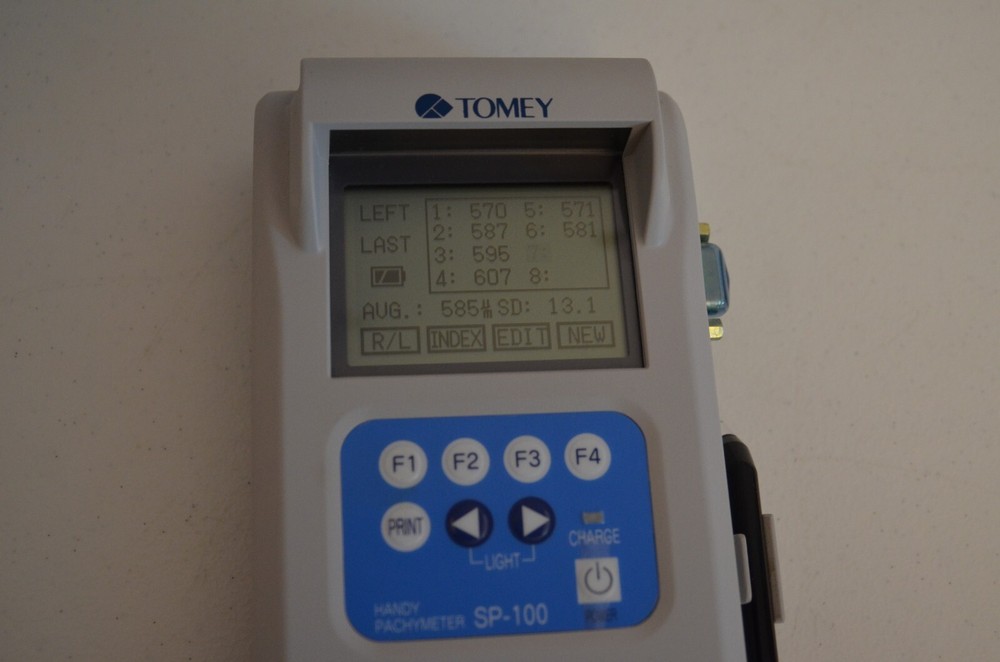 Tomey SP-100 Handheld Pachymeter With Built-in Printer
