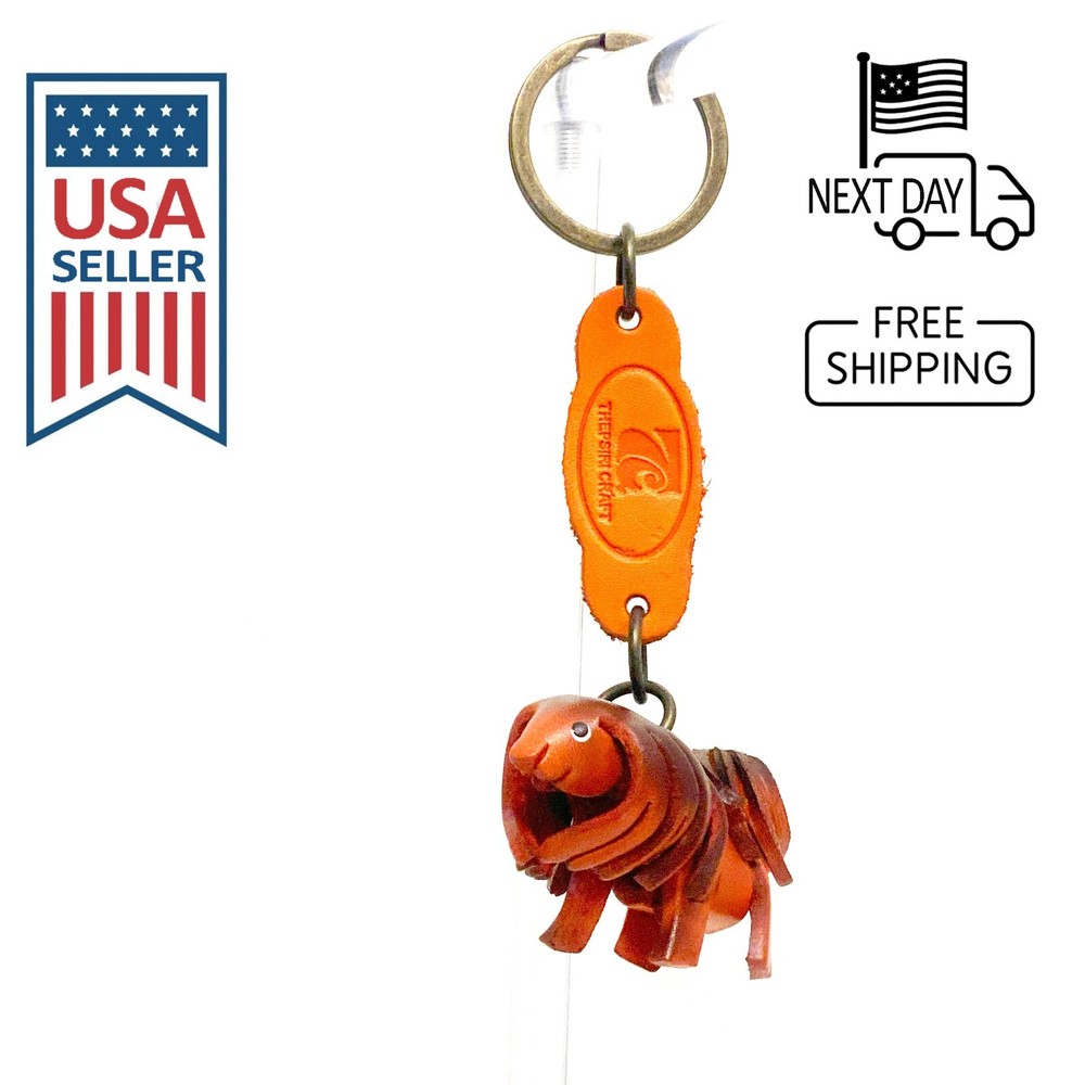 SHIH TZU Handmade Leather Keyring