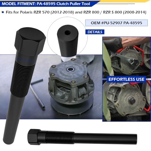 4PCS Clutch Puller Tool Kit For Polaris Models 1985-2024, Fits Ranger,