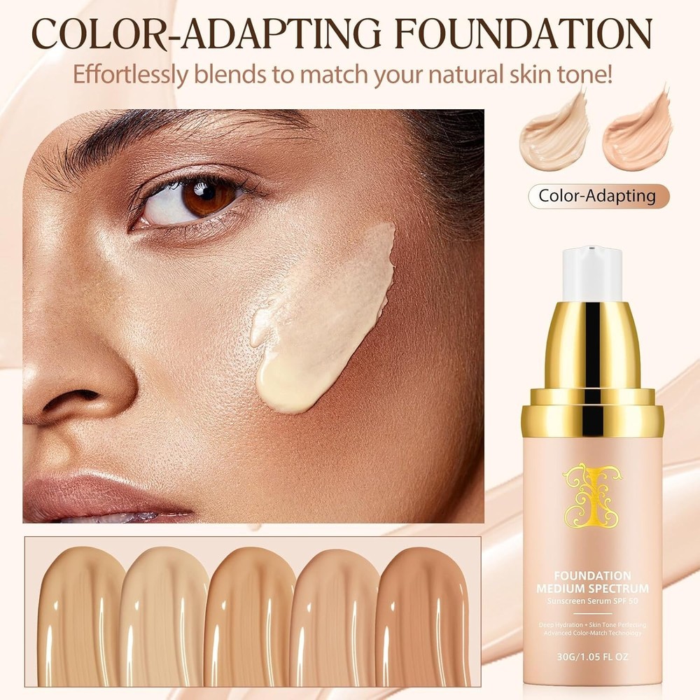 Foundation Color Changing 4 in 1, Color Changing
