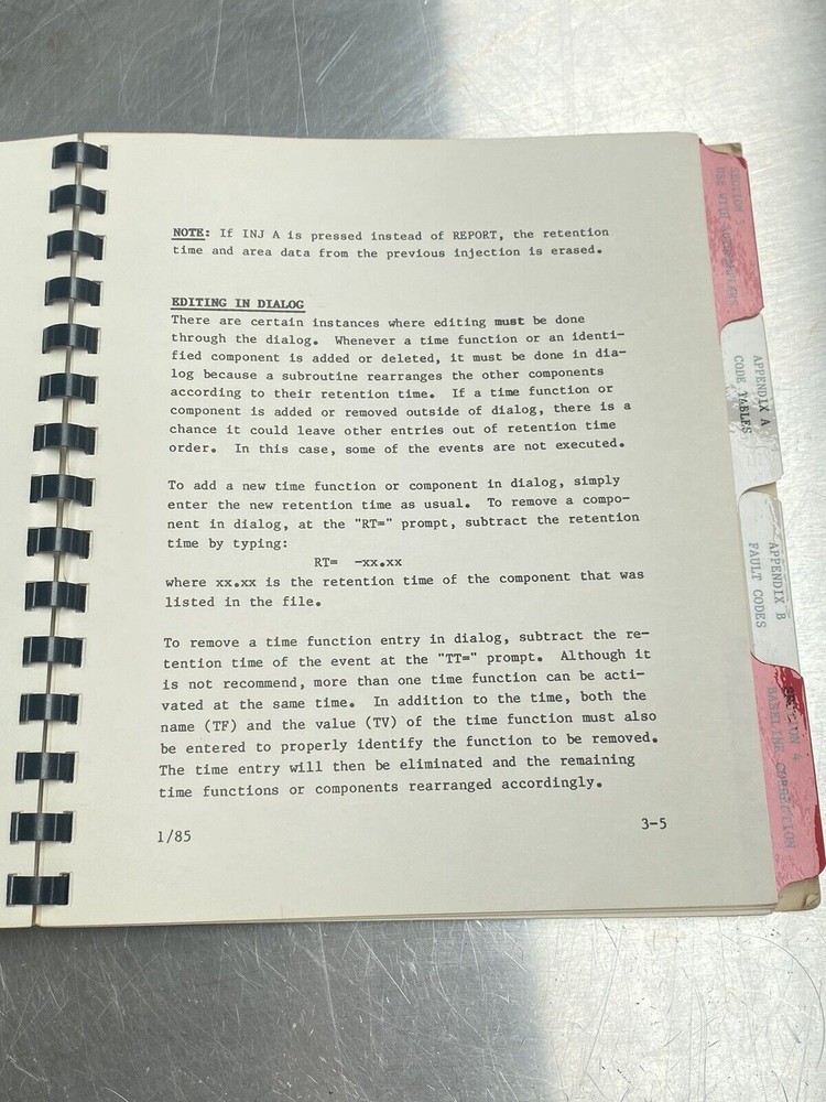 Spectra Physics SP 4270/4290 Integrator Computing - Users Manual / Book