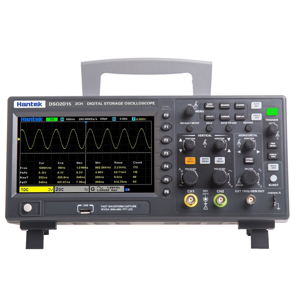 Benchtop Oscilloscope Portable Oscilloscope with 8M Memory Depth