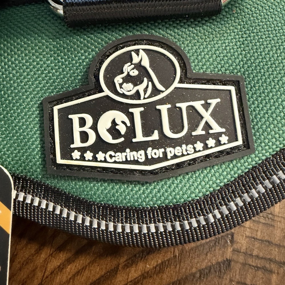 BOLUX Dog Harness, Hunter Green, Size Medium
