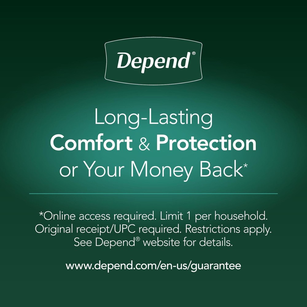 Depend Shields Incontinence Pads for Men, Light Absorbency, 58 Count