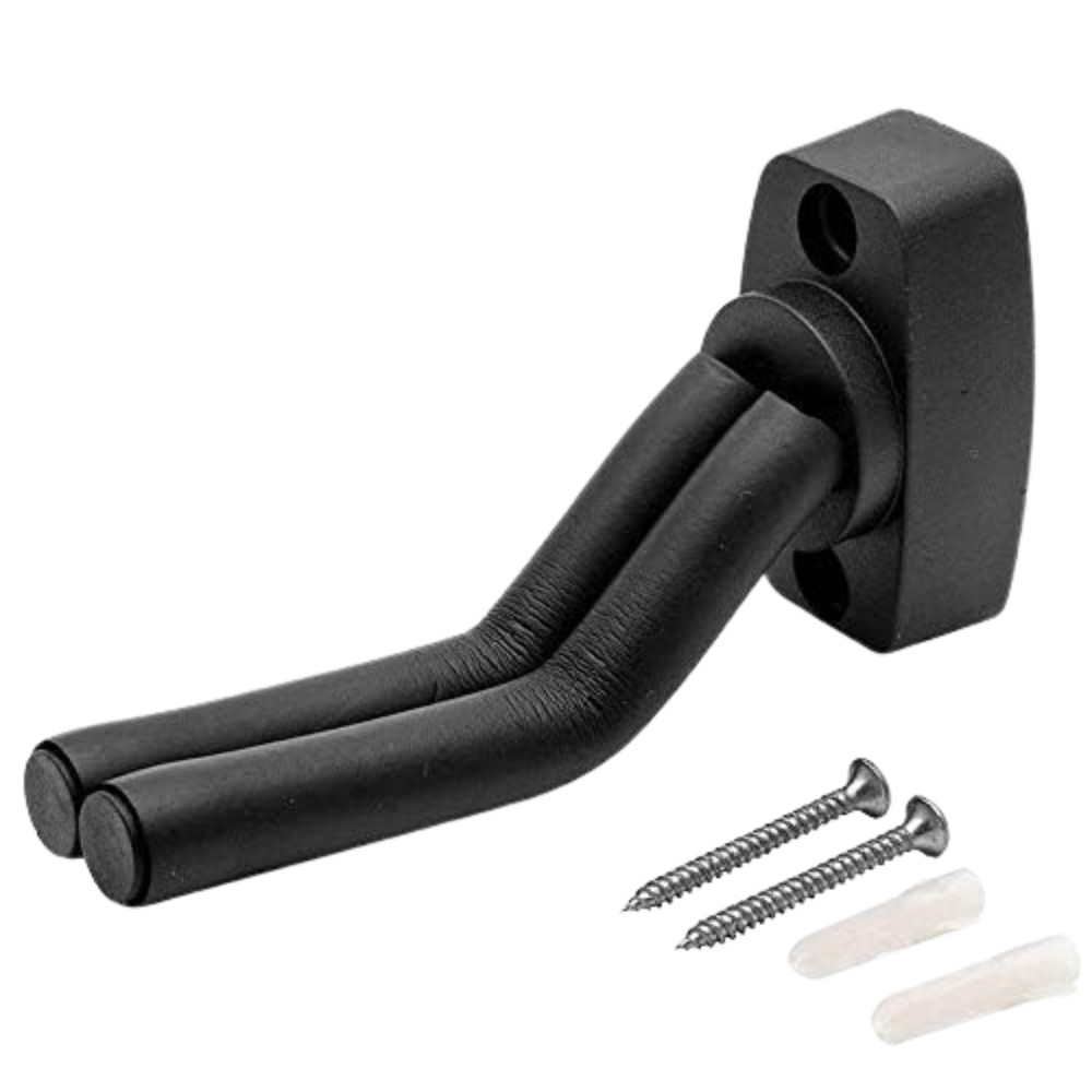 2 PACK Guitar Wall Hanger Stands Wall Mount Violin Hook Keep Holder Display Rack
