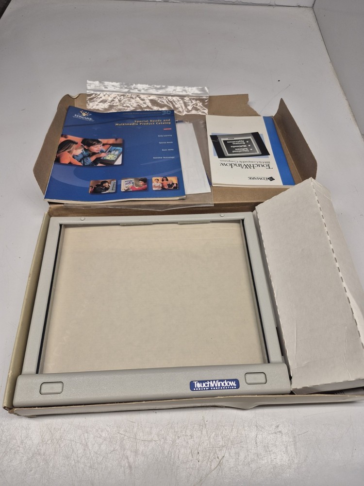 Vintage Edmark TouchWindow for IBM/Compatibles DeskTop Computer Touch Window