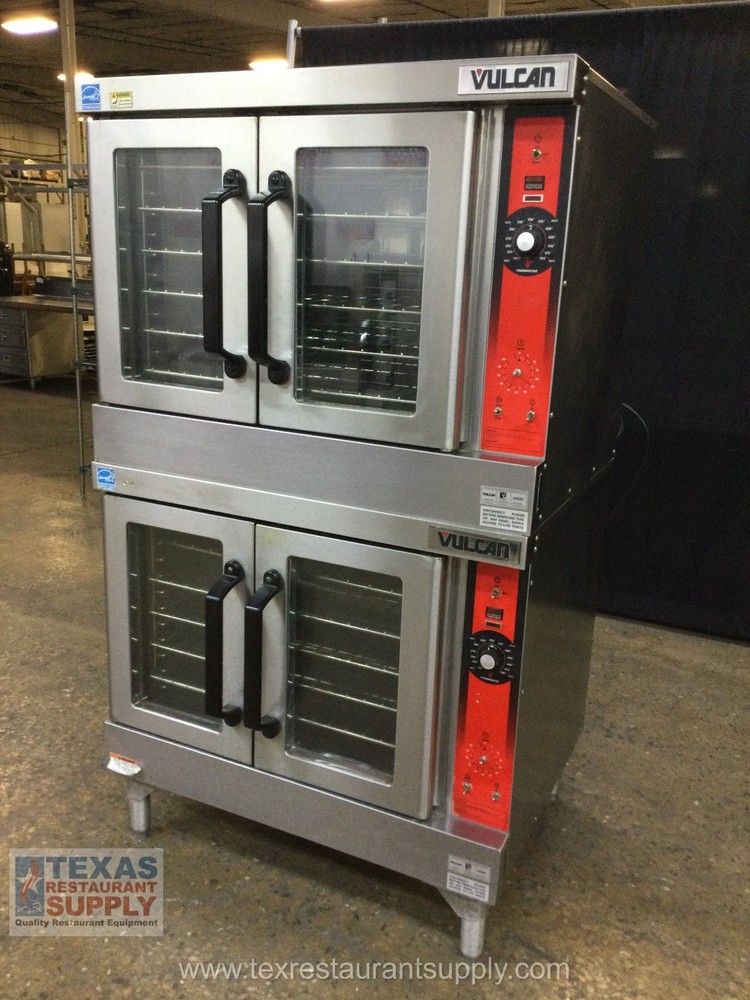 Vulcan VC4GD-10 Gas Double Stack Convection Full Size Oven