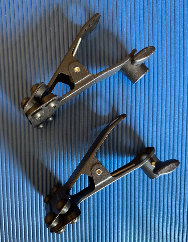 Manfrotto + Co 175 Spring Clip Clamps, Pair, Black