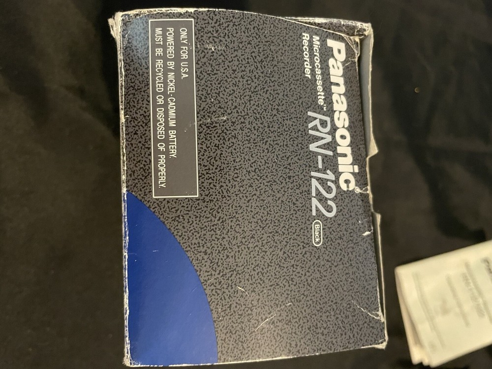 Panasonic Fast Playback Microcassette Recorder RN-122 Voice Activated