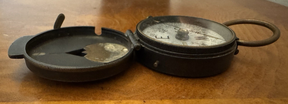 WWI ~ U.S. Engineer Corps ~ Compass ~ Plan Ltd. Neuchatel Switzerland