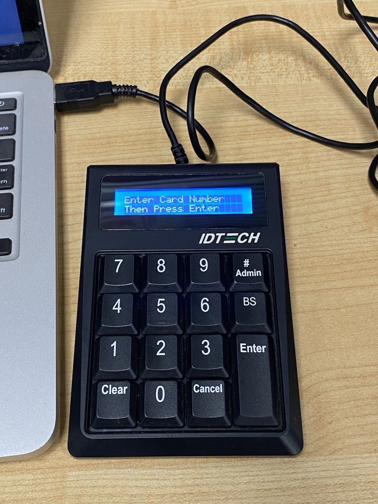 ID Tech M Series Securekey Pos USB KeyPad IDKE-504800BM TESTED