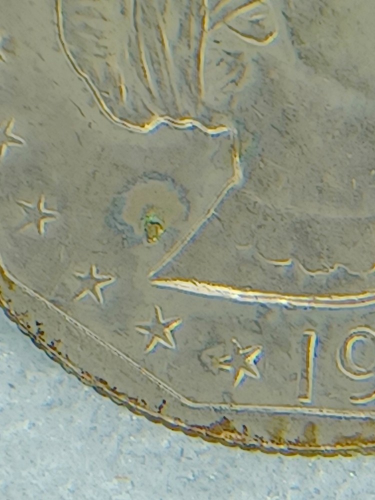 1980 P Susan B Anthony Dollar Circulated With Mint Mark Error