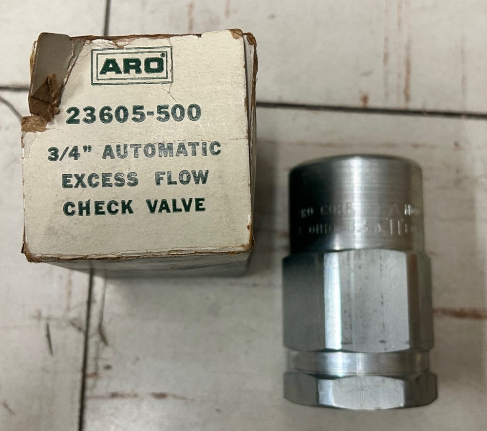 ARO 23605-500 3/4" Automate Excess Flow Check Valve Threaded