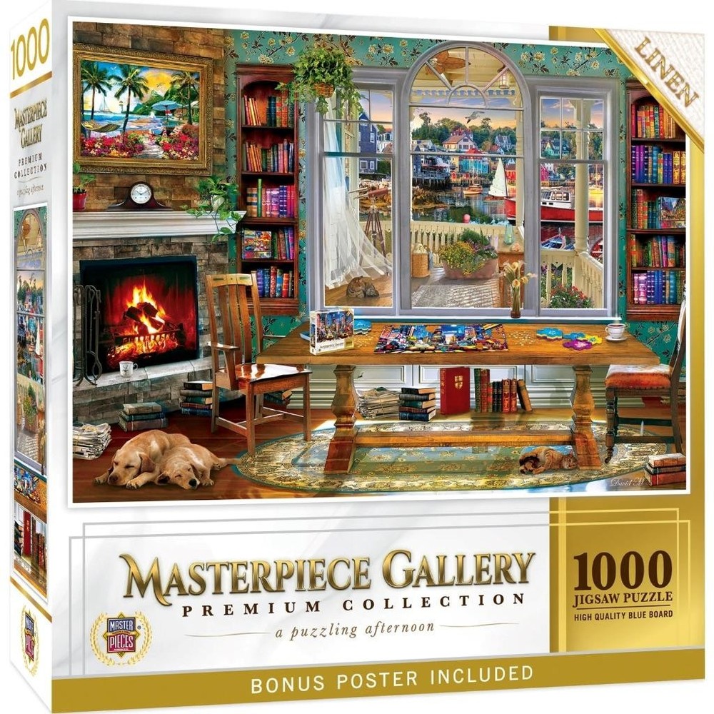 MasterPieces jigsaw puzzle;  A Puzzling Afternoon by David Maclean;  1000 pcs
