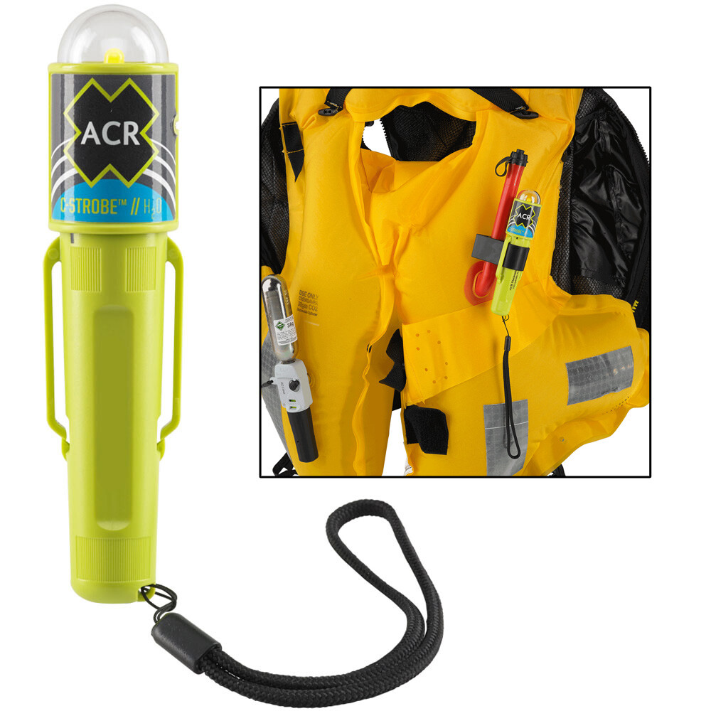 ACR C-Strobe H20 LED Emergency Strobe Light Water Activated USCG SOLAS Approved