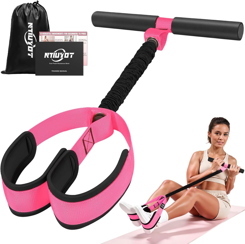 Enhanced Resistance Band with Handle for Core, Legs, and Physical Therapy