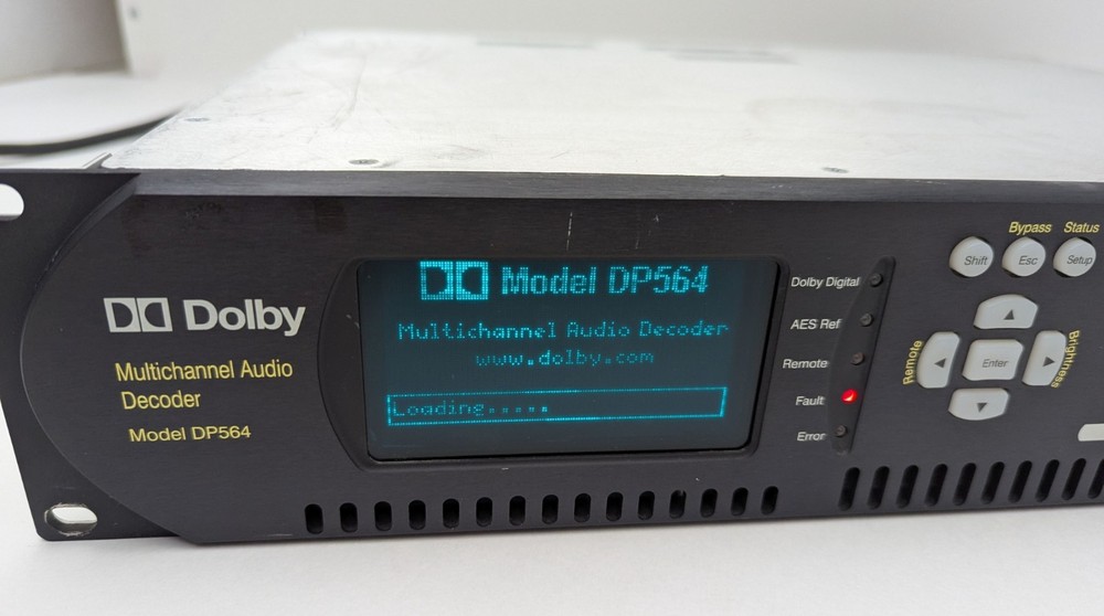 Dolby DP564 Multichannel Audio Decoder Reference Monitoring Tool AC3 PCM 5.1 2U