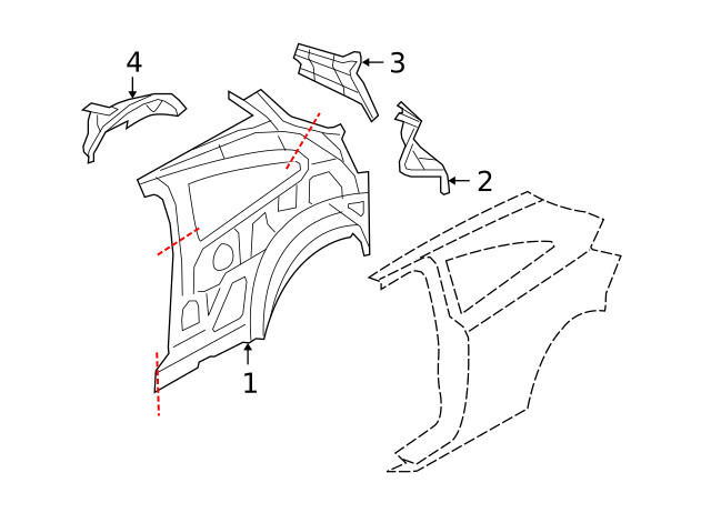 Genuine GM Inner Reinforced 93190401