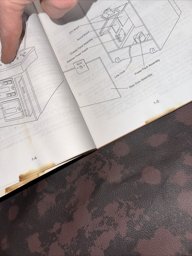 Original NBA Jam Arcade Operations Manual