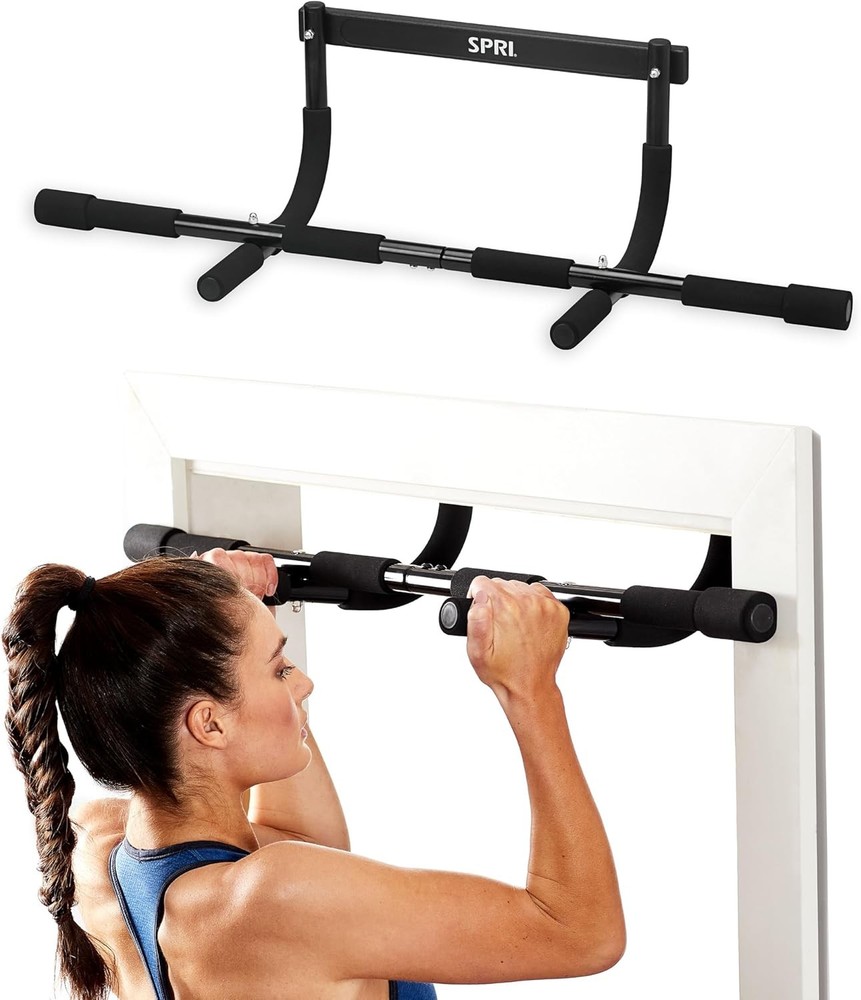 8-Grip Door Frame Mounting Pull-Up Bar for Versatile Workouts