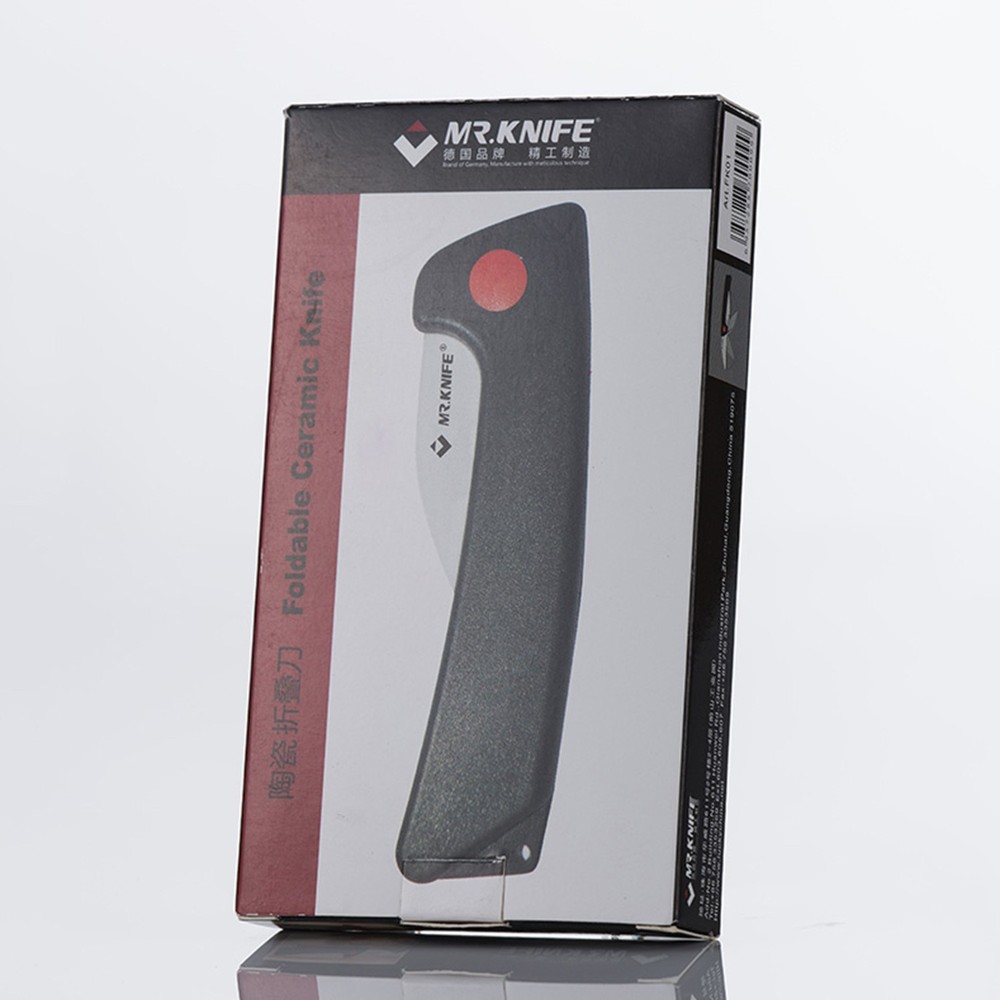 Portable Ceramic Folding Knife Pocket Vegetable Fruit Kitchen Sharp Cutting Tool