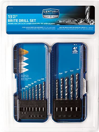 Century Drill 22713 Brite Drill Set, 13pc