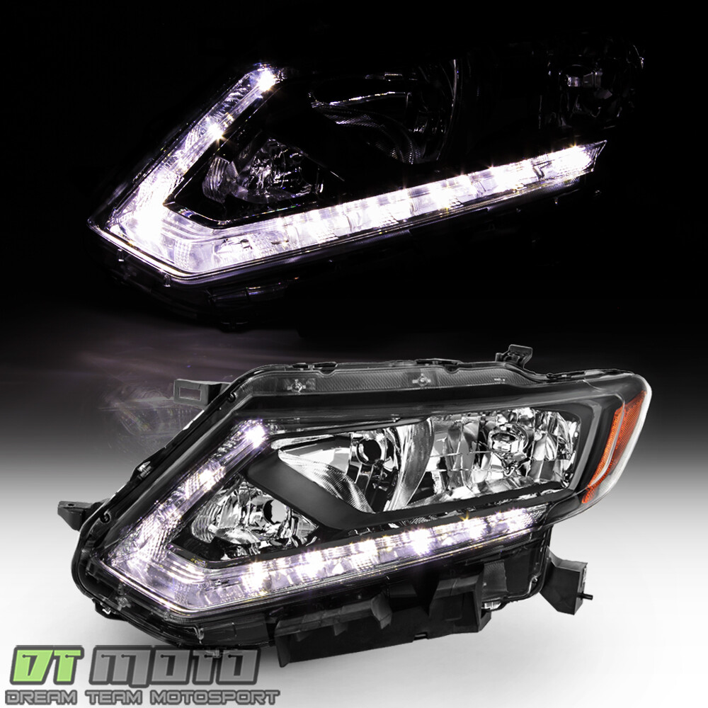 For 2014 2015 2016 Rogue Halogen w/LED DRL Headlight Light Lamp Left Driver Side