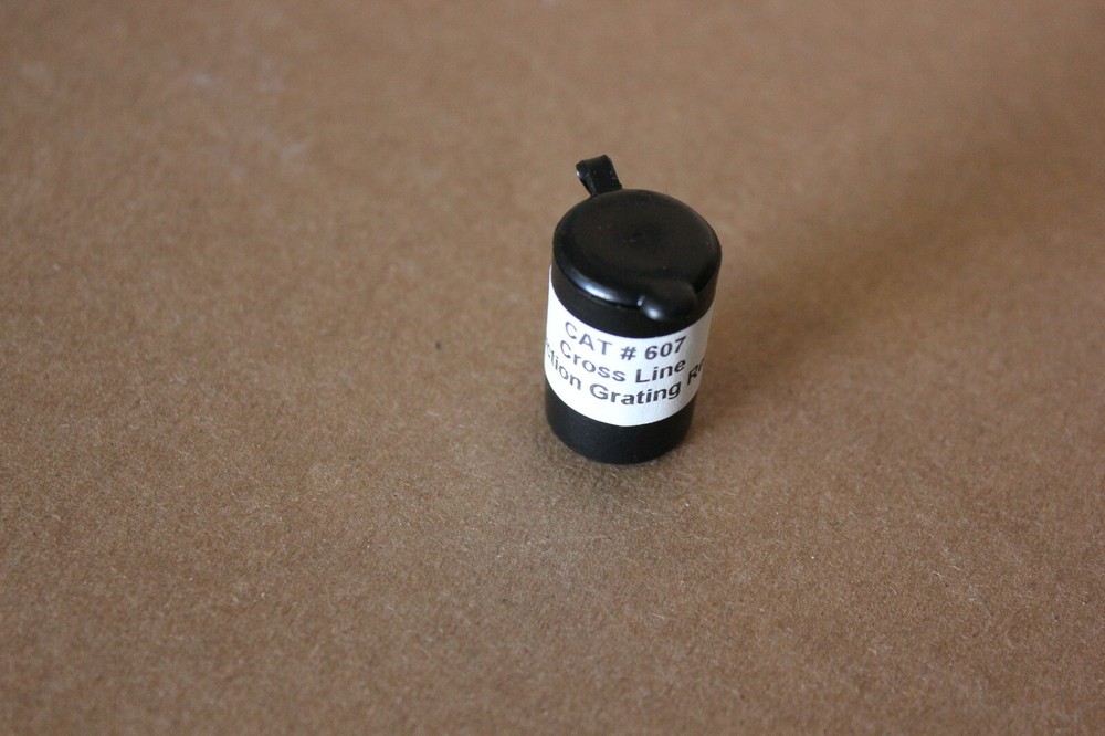 New Ted Pella Microscopy Cross Line Diffraction Grating Replica Specimen 607