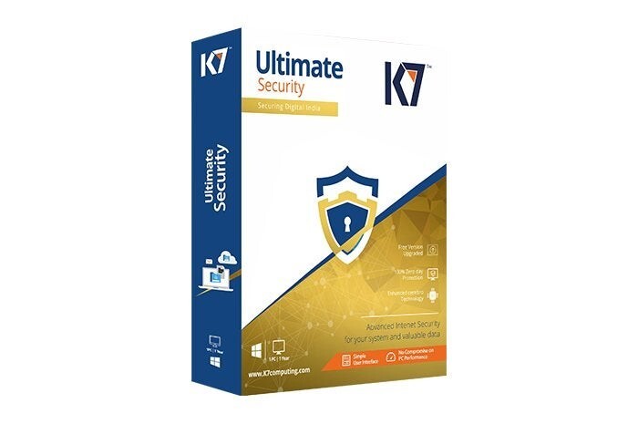 K7 Ultimate Security 1PC 1Year licence. Complete PC Internet Security protection
