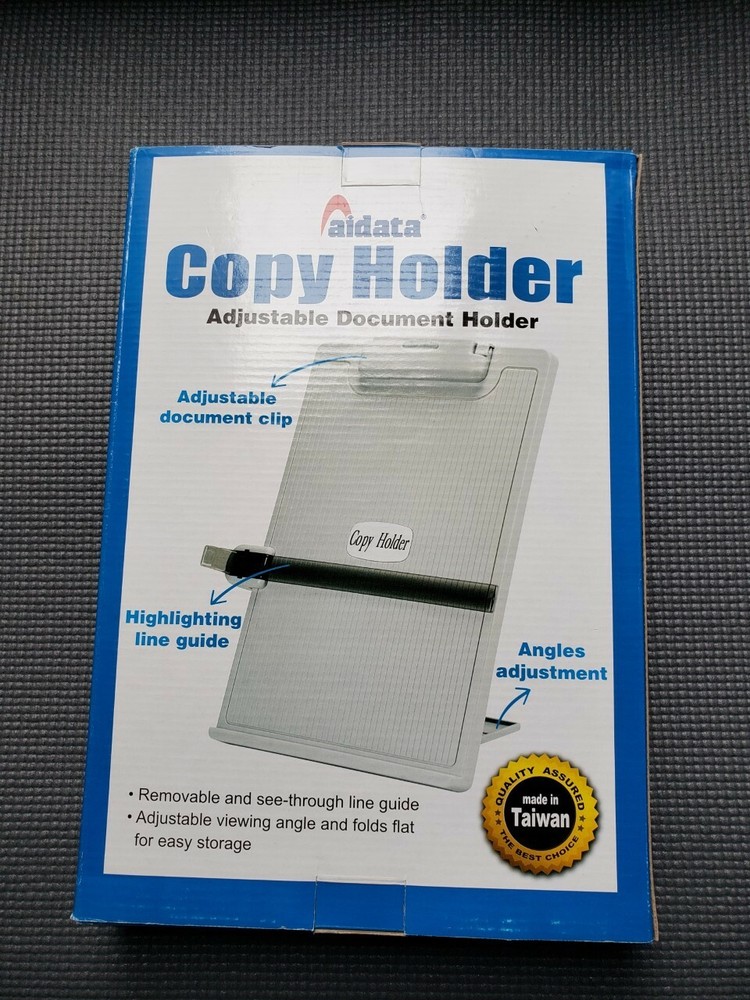 Aidata CH012B Basic Desktop Document Copy Holder Stand NEW NIB