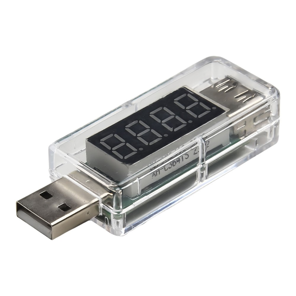 Portable USB Power Tester with Sequential Display of Voltage and Current