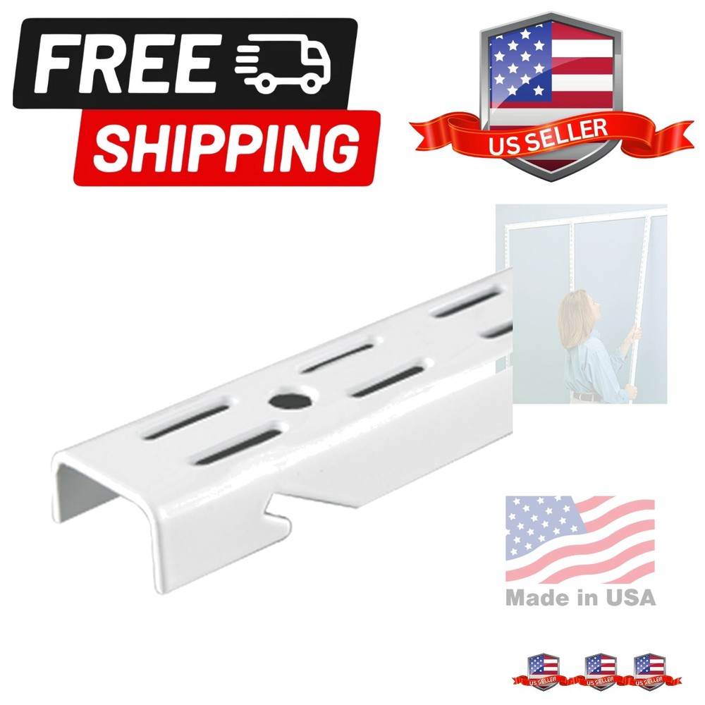 John Sterling Dual-Trak 48-Inch Adjustable Wall Standard