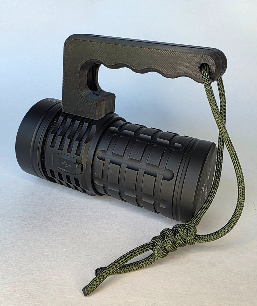 Handle for Sofirn Q8 Plus flashlight | 3D Printed in PETG