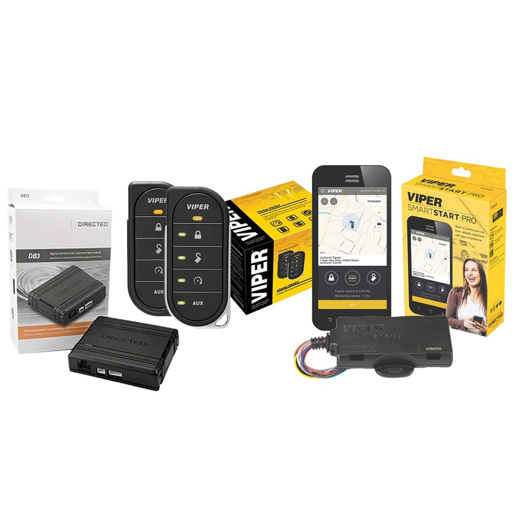 Viper 5806V Alarm & Remote Start + DB3 Bypass Module + SmartStart VSM550 Bundle