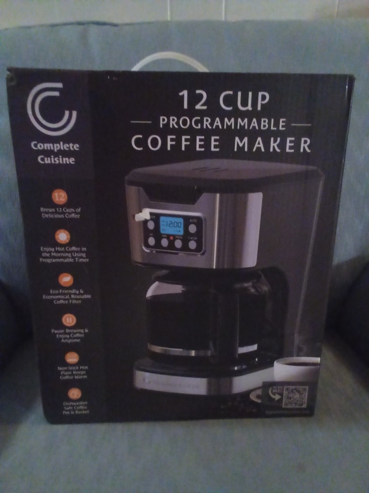 Complete Cuisine 12 Cup Coffee maker NEW