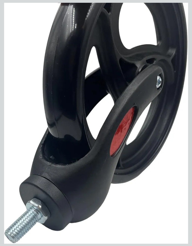 2 Pack 8" Wheelchair Front Wheels Replacement with Front Fork Drive Front...