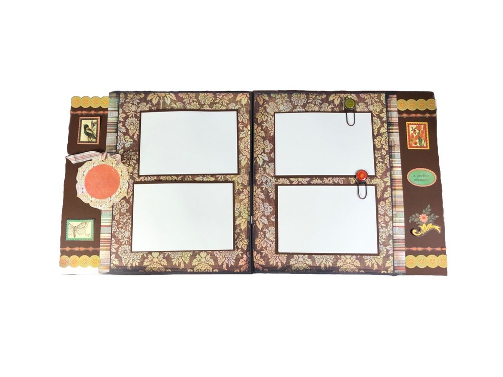 Basic Grey Curio Scrapbook 20 Layout Pages + Extras